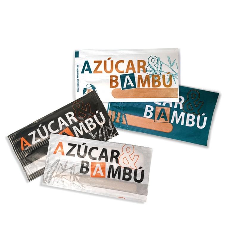 AZUCAR BLANCO CON AGITADOR DE BAMB� - 1000 UD - 7 GR.